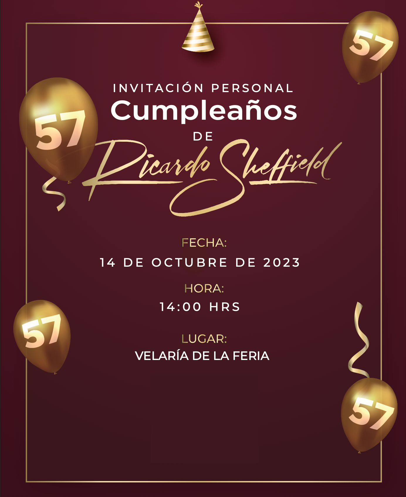 Cumpleaños de Ricardo Sheffield